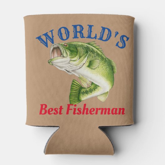 Rafraîchisseur Pour Canette Meilleur pêcheur du monde (Dos)