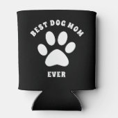 Rafraîchisseur Pour Canette Meilleure maman de chien jamais texte personnalisé (Dos)