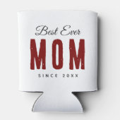 Rafraîchisseur Pour Canette Meilleure Maman Jamais Depuis 20XX Moderne Simple  (Dos)