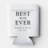 Rafraîchisseur Pour Canette Meilleure maman jamais mère mère cadeau (Dos)