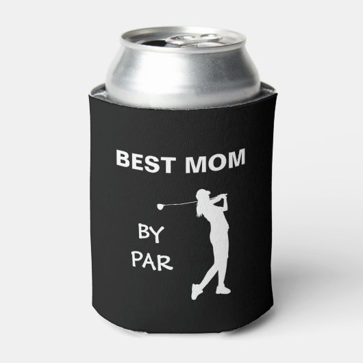 Rafraîchisseur Pour Canette Meilleure Maman Par Par Golf Mommy Golfer Pun Fête (Can devant)