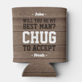 Rafraîchisseur Pour Canette Meilleure proposition d'homme Chug pour accepter R (Dos)