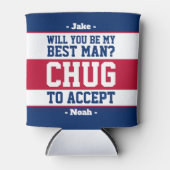Rafraîchisseur Pour Canette Meilleure proposition d'homme Chug pour accepter R (Devant)
