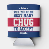 Rafraîchisseur Pour Canette Meilleure proposition d'homme Chug pour accepter R (Dos)