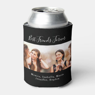 Rafraîchisseur Pour Canette Meilleurs amis pour toujours BFF personnalisé phot
