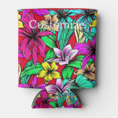 Rafraîchisseur Pour Canette Mélange de fleurs tropicales Thunder_Cove (Devant)