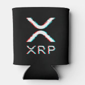 Rafraîchisseur Pour Canette Mème Crypto Devise XRP Glitch CryptoCurrency (Dos)