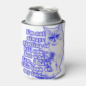 Rafraîchisseur Pour Canette Mème de chat amusant pour les propriétaires de cha (Can devant)