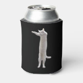 Rafraîchisseur Pour Canette Mème long chat double face noir (Can Dos)