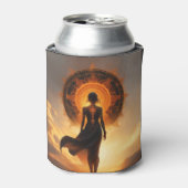 Rafraîchisseur Pour Canette Mémoire personnalisable Boire Coozie Solar Eclipse (Can devant)