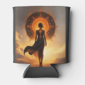 Rafraîchisseur Pour Canette Mémoire personnalisable Boire Coozie Solar Eclipse (Devant)