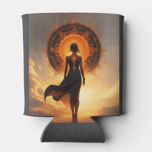 Rafraîchisseur Pour Canette Mémoire personnalisable Boire Coozie Solar Eclipse (Dos)