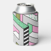 Rafraîchisseur Pour Canette Memphis Abstrait : formes géométriques des années  (Can Dos)