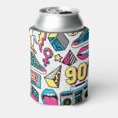 Rafraîchisseur Pour Canette Memphis Mode : 80s-90s Badge Mix. (Can Dos)