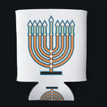 Rafraîchisseur Pour Canette Menorah<br><div class="desc">Menorah pour Hannukah</div>