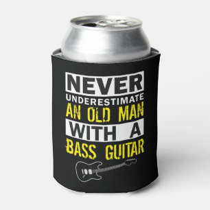 Rafraîchisseur Pour Canette Mens Basse Joueur Musicien Cadeau Père grand-père