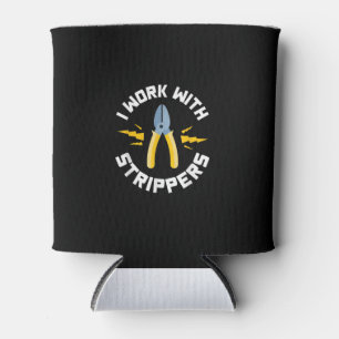 Rafraîchisseur Pour Canette Mens I Work With Electrician Union