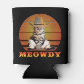 Rafraîchisseur Pour Canette Meowny Funny Cowboy Chat (Dos)