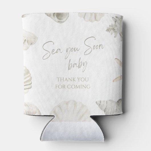 Rafraîchisseur Pour Canette Mer bientôt baby shower (Dos)