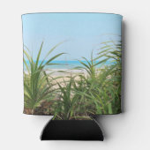 Rafraîchisseur Pour Canette mer, plage, palme, nature, été, arbre, tropical, (Dos)