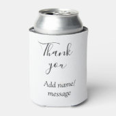 Rafraîchisseur Pour Canette Merci d'ajouter un message de nom simple calligrap (Can devant)