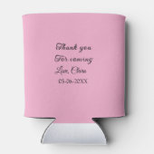 Rafraîchisseur Pour Canette merci d'être venu texte message nom  (Dos)