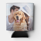 Rafraîchisseur Pour Canette Merci photo moderne Amoureux des chiens Mariage an (Devant)