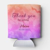 Rafraîchisseur Pour Canette Merci pour la fête d'anniversaire à venir ajouter (Dos)