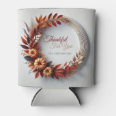 Rafraîchisseur Pour Canette Merci pour vous Moderne Thanksgiving Wreath (Devant)