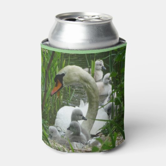 Rafraîchisseur Pour Canette Mère Swan avec bébé peut refroidir (Can devant)