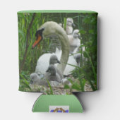 Rafraîchisseur Pour Canette Mère Swan avec bébé peut refroidir (Dos)