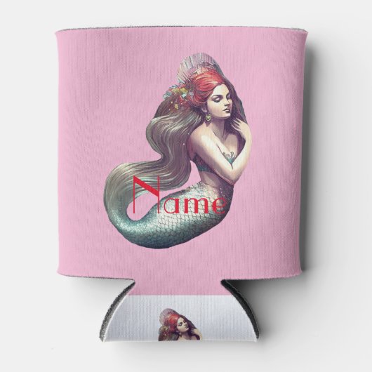 Rafraîchisseur Pour Canette Mermaid Beauté de Redhead Thunder_Cove (Devant)