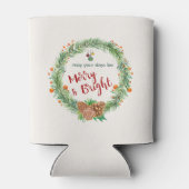 Rafraîchisseur Pour Canette Merry & Bright Christmas Wreath (Dos)