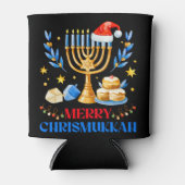 Rafraîchisseur Pour Canette Merry Chrismukkah Holiday Hanoukka Pajama Family M (Devant)