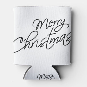 Rafraîchisseur Pour Canette Merry Christmas Saying (Hand-Drawn)