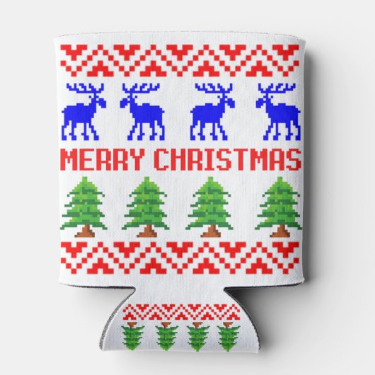 Rafraîchisseur Pour Canette Merry Christmas Ugly Sweater (Dos)