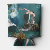 Rafraîchisseur Pour Canette Merveilleuse sirène à vapeur (Devant)