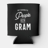 Rafraîchisseur Pour Canette Mes Gens Préférés M'Appelent Gram (Devant)