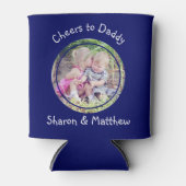 Rafraîchisseur Pour Canette Message personnalisé Bleu Peut Sleeve Wrap avec ph (Devant)