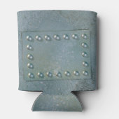 Rafraîchisseur Pour Canette Métal gris avec plaque de texte sur peut refroidir (Dos)