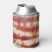 Rafraîchisseur Pour Canette métal rouillé, arrière - plan texturé. (Can devant)