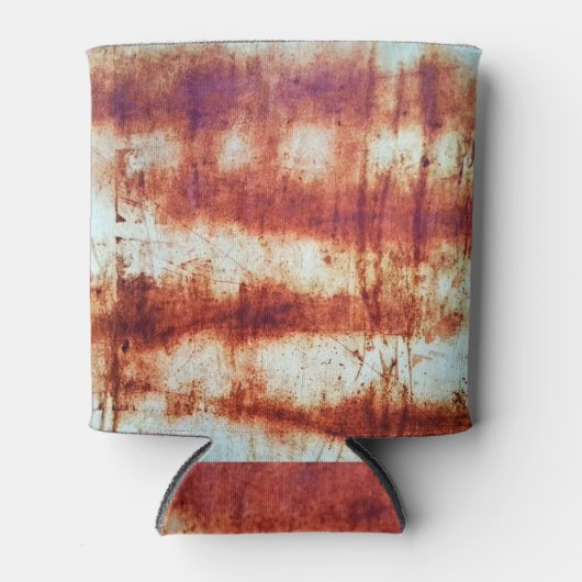 Rafraîchisseur Pour Canette métal rouillé, arrière - plan texturé. (Devant)