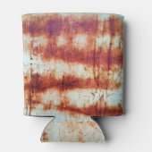 Rafraîchisseur Pour Canette métal rouillé, arrière - plan texturé. (Dos)