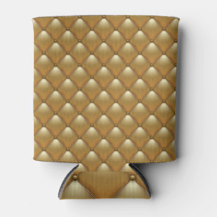 Rafraîchisseur Pour Canette Meubles en cuir doré, canapé vintage.