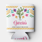 Rafraîchisseur Pour Canette Mexique Fiesta Famille de Réunion Keepsaké (Dos)