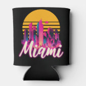 Rafraîchisseur Pour Canette Miami au coucher du soleil (Dos)