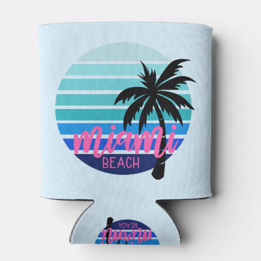 Rafraîchisseur Pour Canette Miami Beach (Dos)