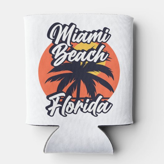 Rafraîchisseur Pour Canette Miami Beach, Floride (Dos)