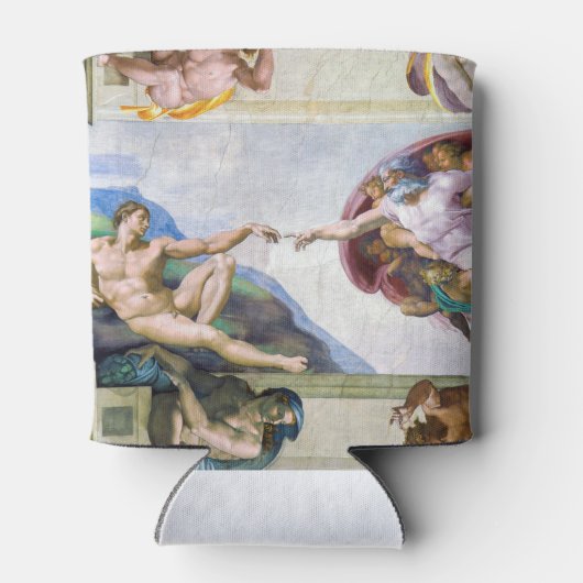 Rafraîchisseur Pour Canette Michelangelo - Création d'Adam, Chapelle Sixtine (Dos)