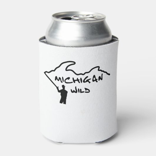 Rafraîchisseur Pour Canette Michigan Wild Logo Can Cooler (Can devant)